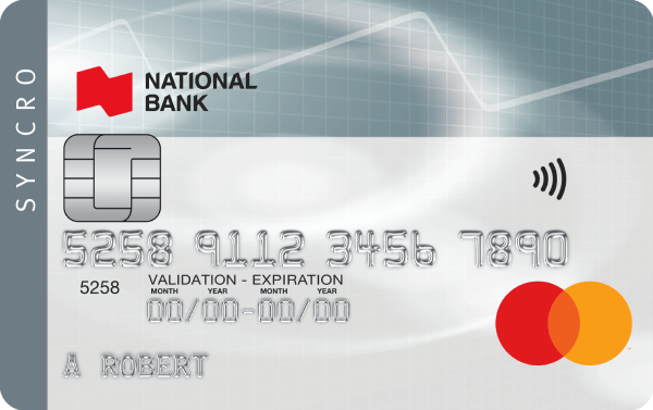 National Bank Syncro Mastercard® credit card